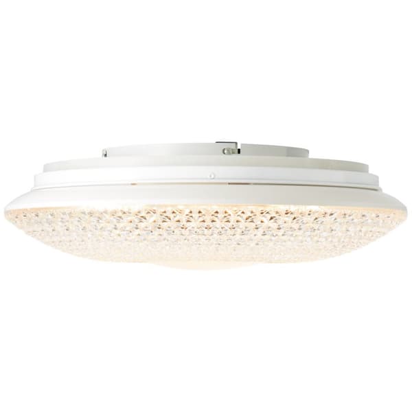 BRILLIANT lampe Lucian LED loftslampe 41 cm hvid | 1x 24W LED integreret, (2460lm, 3000-6000K) | Skala A ++ til E | Uendeligt dæmpbar/styrbar via fjer
