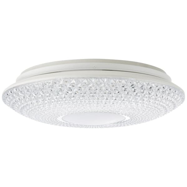 BRILLIANT lampe Lucian LED loftslampe 41 cm hvid | 1x 24W LED integreret, (2460lm, 3000-6000K) | Skala A ++ til E | Uendeligt dæmpbar/styrbar via fjer