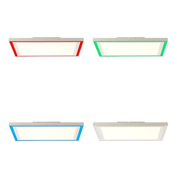 BRILLIANT lamppu Lanette LED kattopaneeli 40x40cm valkoinen | 1x 25W LED integroitu, (2470lm, 2700-6500K) | Asteikko A ++ E | RGB-kehysvalo värikkääse