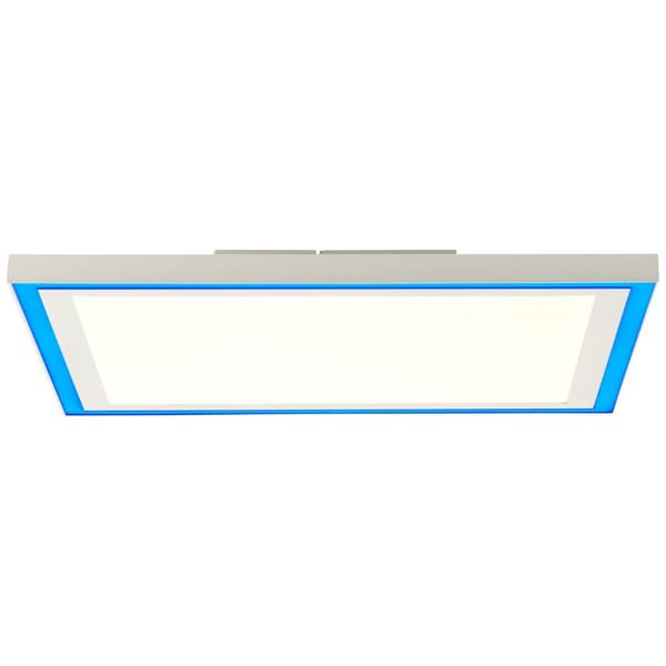 BRILLIANT lampe Lanette LED loftpanel 40x40cm hvid | 1x 25W LED integreret, (2470lm, 2700-6500K) | Skala A ++ til E | RGB-rammelys til farverig accent