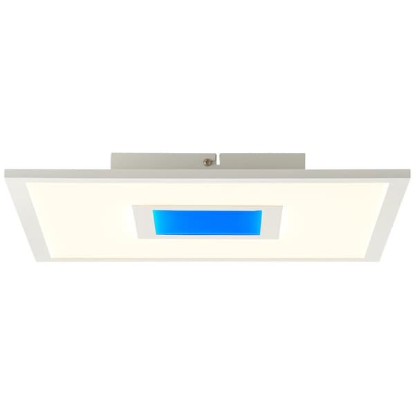 BRILLIANT lampa Odella LED takpanel 40x40cm vit | 1x 25W LED integrerad, (2480lm, 2700-6500K) | Skala A ++ till E | RGB dekorativt ljus för färgglad a