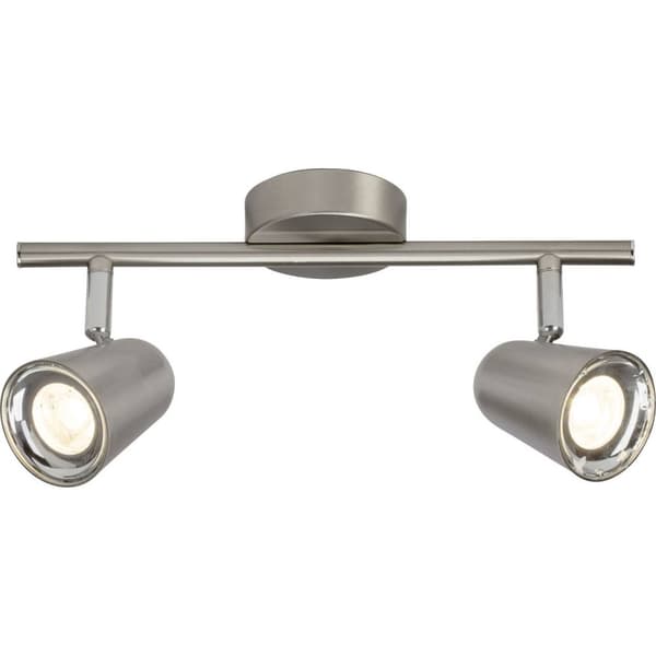 BRILLIANT lampa Nifty LED spotrör 2-flammars järn | 2x 4W LED-integrerad SMD, 350lm, 3000K | Svängbara huvuden | Energibesparande och långvarig tack v