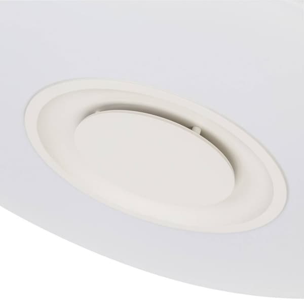BRILLIANT lampa Donata LED vägg- och taklampa 37cm vit | 1x 12W LED integrerad, 800lm, 3000K | Färgförändrande RGB-applikation | Justerbar i fyra steg