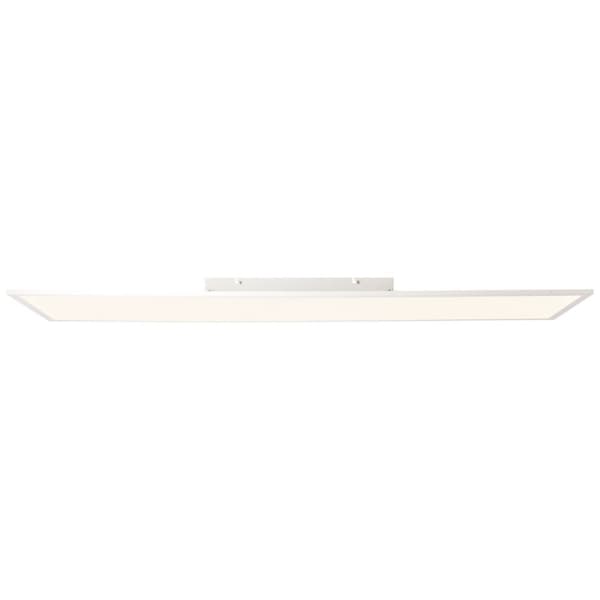 BRILLIANT lampe Charla LED loftpanel 120x30cm hvid / varm hvid | 1x 40W LED integreret, 4000lm, 2700K | Fladt lys til jævn belysning af rum | Flydende