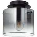Pikkukuva 5 / 6: BRILLIANT Lamp Beth kattovalaisin 20cm kahvi / savulasi | 1x A60, E27, 60W, gf normaalit lamput n, Ent, | Sopii LED-lampuille | Himmennettävä sopivia