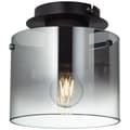 Pikkukuva 1 / 6: BRILLIANT Lamp Beth kattovalaisin 20cm kahvi / savulasi | 1x A60, E27, 60W, gf normaalit lamput n, Ent, | Sopii LED-lampuille | Himmennettävä sopivia