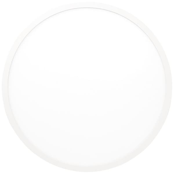 BRILLIANT lampe Buffi LED loftpanel 35 cm sand / hvid / kølig hvid | 1x 24W LED integreret, 3120lm, 4000K | Fladt lys til jævn belysning af rum | Flyd