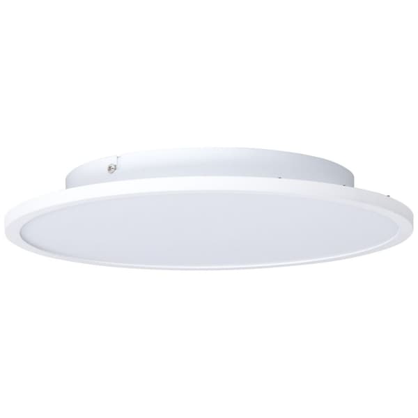 BRILLIANT lampe Buffi LED loftpanel 35 cm sand / hvid / kølig hvid | 1x 24W LED integreret, 3120lm, 4000K | Fladt lys til jævn belysning af rum | Flyd