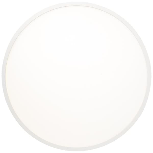 BRILLIANT lamppu Buffin LED kattopaneeli 45 cm hiekka / valkoinen / lämmin valkoinen | 1x 30W integroitu LED, 3000lm, 2700K | Tasainen valaisin huonei