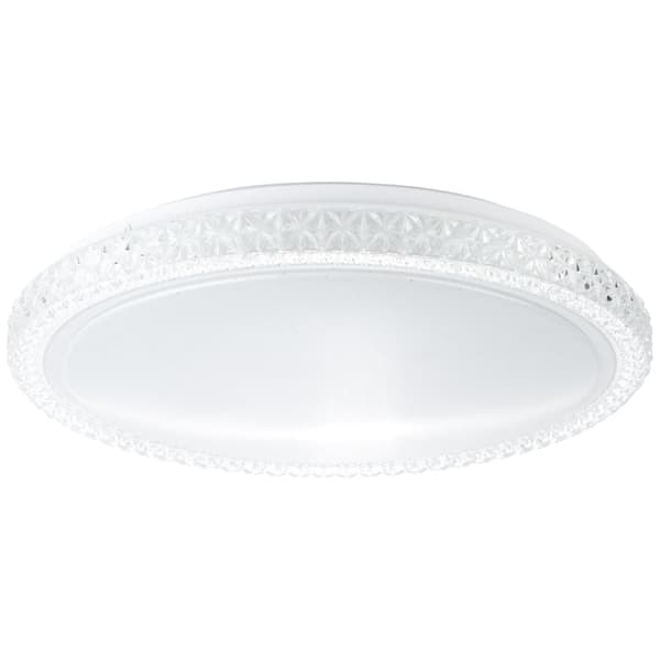 BRILLIANT lampa Badria LED vägg- och taklampa 40cm vit | 1x 24W LED integrerad, 1600lm, 3000K | IP-skyddsklass: 44 - stänkskydd | Stjärnhimmeloptik