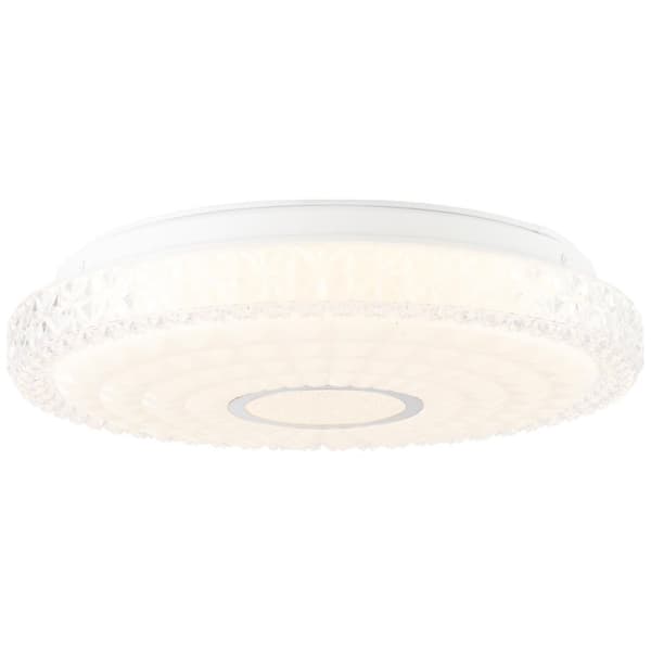 BRILLIANT Adria LED væg- og loftlampe 30 cm hvid / krom belysning, loftbelysning, -funktionel | 2x 12W integreret LED, (lysstrøm: 800lm, lysfarve: 300