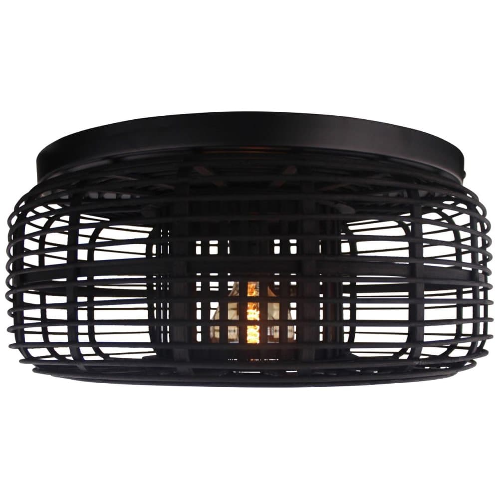 BRILLIANT Crosstown taklampa 45cm trä mörk / svart inomhusbelysning, takbelysning, dekorativ | 1x A60, E27, 40W, lämplig för vanliga lampor (ingår ej)