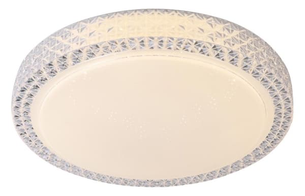 BRILLIANT Badria LED vägg- och taklampa 58cm vita inomhusbelysning, takbelysning, -funktionell | 1x 60W LED integrerad, (ljusflöde: 4800lm, ljusfärg: