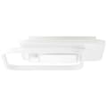Miniatyrbillede 10 af 11: BRILLIANT Geron væg- og loftlampe 31x31cm hvid indendørsbelysning, loftslamper, dekorative | 1x 24W LED integreret, (lysstrøm: 3138lm, lysfarve: 3000K