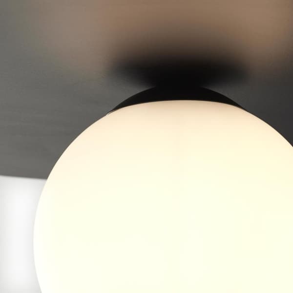 BRILLIANT lampa, Zon taklampa svart, metall / glas, 1x QT14, G9, 10W, stiftbaslampor (ingår ej), A ++