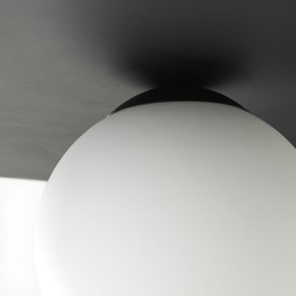 BRILLIANT lampa, Zon taklampa svart, metall / glas, 1x QT14, G9, 10W, stiftbaslampor (ingår ej), A ++
