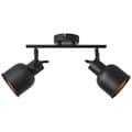 Miniatyrbillede 8 af 11: BRILLIANT lampe, Rolet spotrør 2-flammer sandsort, metal, 2x D45, E14, 18W, dryplamper (medfølger ikke), A++