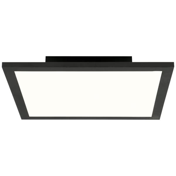 BRILLIANT lamppu, Buffin LED kattopaneeli 30x30cm hiekkamusta, metalli/muovi, 1x 18W LED integroitu, (2340lm, 4000K), A +