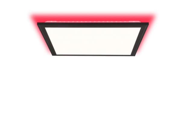 BRILLIANT lampa, Allie LED-takpanel 40x40cm sandsvart, metall / plast, 1x 25W LED integrerad, (2734lm, 2700-6500K), A +
