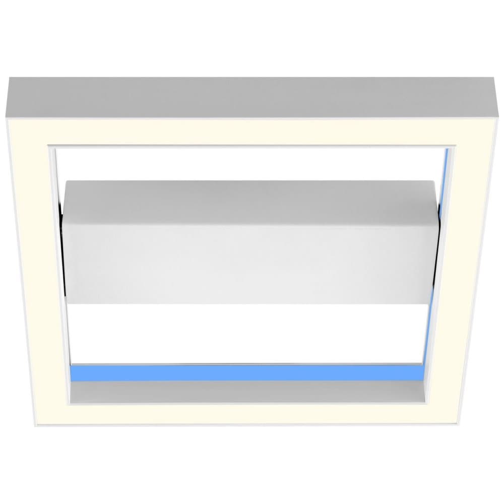 BRILLIANT lampa, Icarus LED vägg- och taklampa 30x30cm sand / vit, metall / plast, 1x 18W LED integrerad, (1260lm, 2700-6200K), A,