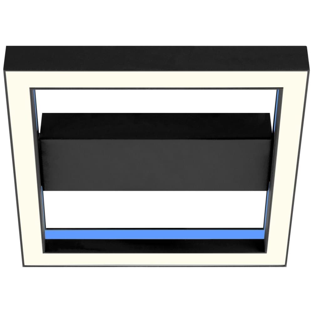 BRILLIANT lampa, Icarus LED vägg- och taklampa 30x30cm sand / svart, metall / plast, 1x 18W LED integrerad, (1260lm, 2700-6200K), A,