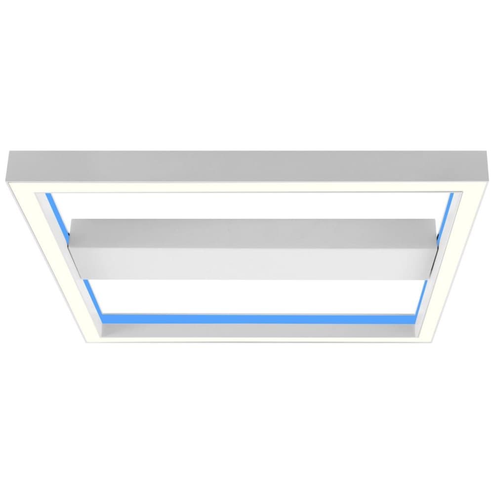 BRILLIANT lampa, Icarus LED vägg- och taklampa 50x50cm sand / vit, metall / plast, 1x 38W LED integrerad, (2660lm, 2700-6200K), A,