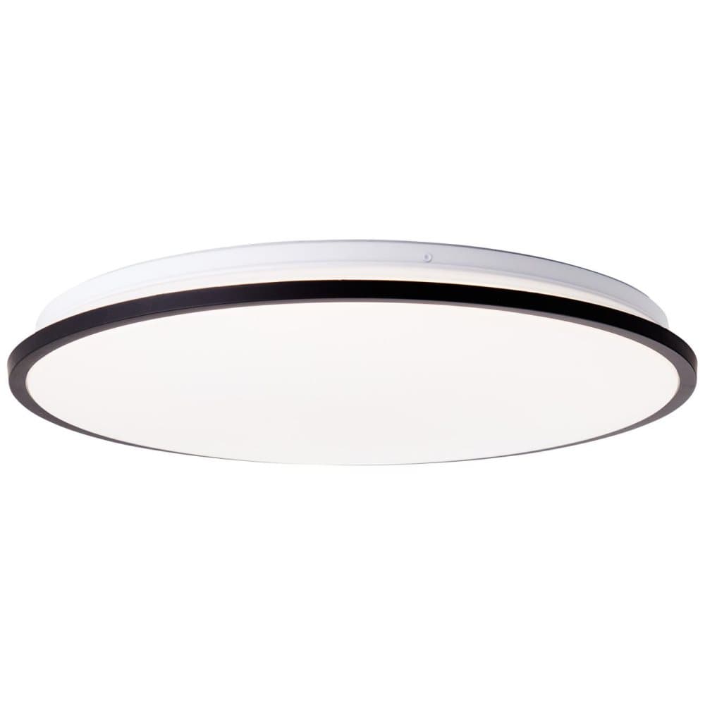 Brilliant Jamil LED-taklampa 48cm vit/svart, metall/plast, 1x 30 W LED integrerad, (ljusflöde: 2900lm, ljusfärg: 3000-6500K)