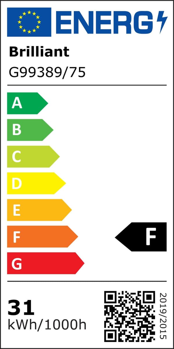 BRILLIANT lamppu, Merapi LED kattovalaisin 51x51cm valkoinen / musta, metalli / muovi, 1x 34W LED integroitu, (4700lm, 3000K), A +