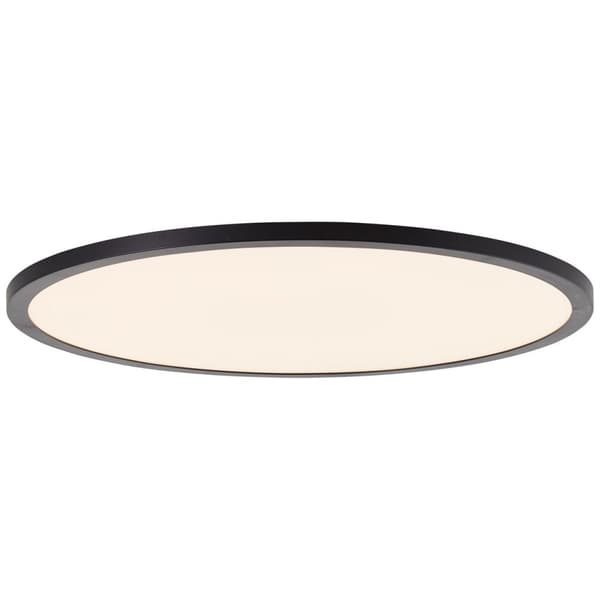 BRILLIANT lampe, Tuco LED loftpanel 50cm sort/hvid, 1x LED integreret, 38W LED integreret, (4000lm, 3000-6500K), dæmpbar med fjernbetjening