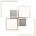 Miniatyrbild 4 av 10: BRILLIANT lampa, Zelia LED-taklampa 51x51cm 4-lågar nickelanodiserad, 1x LED integrerad, 40W LED integrerad, (4270lm, 3000K), dimbar i 3 steg via vägg
