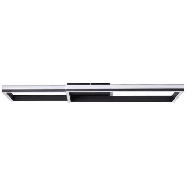 BRILLIANT lampa, Metis LED taklampa 60x23cm svart, 1x LED integrerad, 44W LED integrerad, (4300lm, 3000K), dimbar i 3 steg via väggbrytare