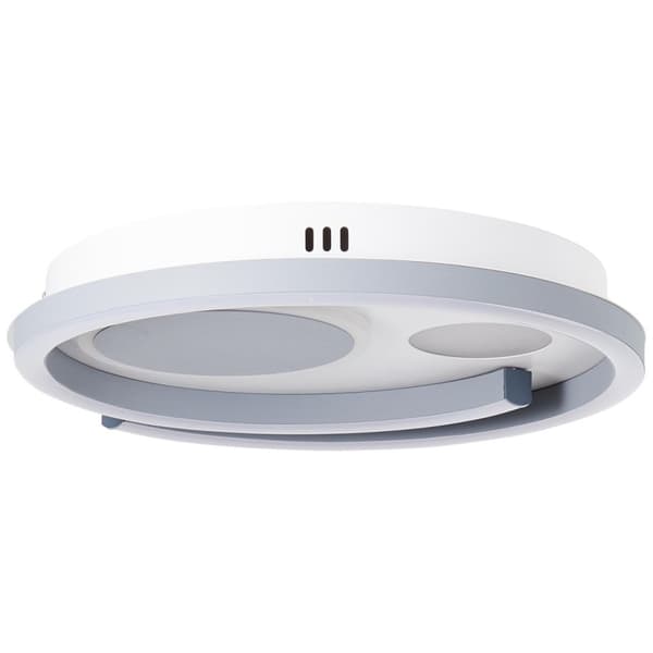 BRILLIANT lamppu, Thekla LED kattovalaisin 40x40cm valkoinen/musta, 1x LED integroitu, 32W LED integroitu, (3500lm, 3000-6000K), himmennettävissä kauk