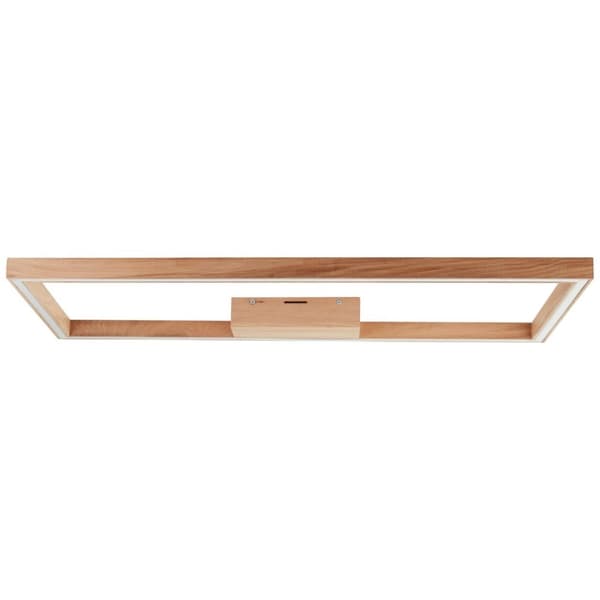BRILLIANT lamppu, Delgrosso LED kattovalaisin 83x38cm öljytty tammi, 1x LED integroitu, 24W LED integroitu, (2600lm, 3000K), puu kestävästä metsätalou