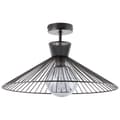 Pikkukuva 5 / 6: BRILLIANT lamppu, Elmont kattovalaisin 45cm musta matta, 1x A60, E27, 52W, sopii LED-lampuille