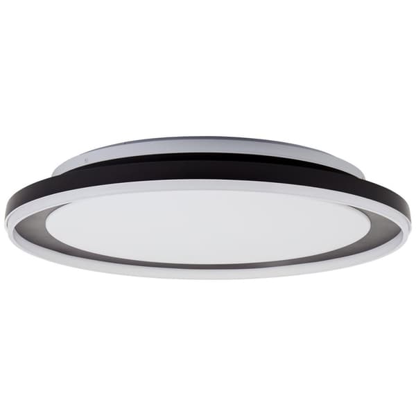 BRILLIANT lampa, Pederson LED vägg- och taklampa 45cm svart, 1x LED integrerad, 22W LED integrerad, (2300lm, 3000K), energisnål och långvarig tack var