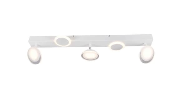 BRILLIANT lamppu, Meriza LED spot bar 3 liekin valkoinen, 3x LED integroitu, 7.3W LED integroitu, (933lm, 3000K), kääntyvät päät