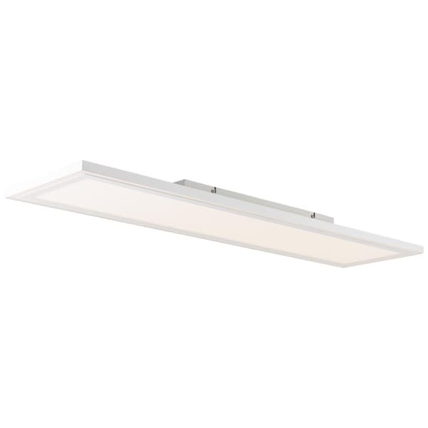 BRILLIANT lampe, Laurice LED loftpanel 100x25cm hvid, 1x LED integreret, 24W LED integreret, (2600lm, 2700-6500K), dæmpbar kontinuerligt