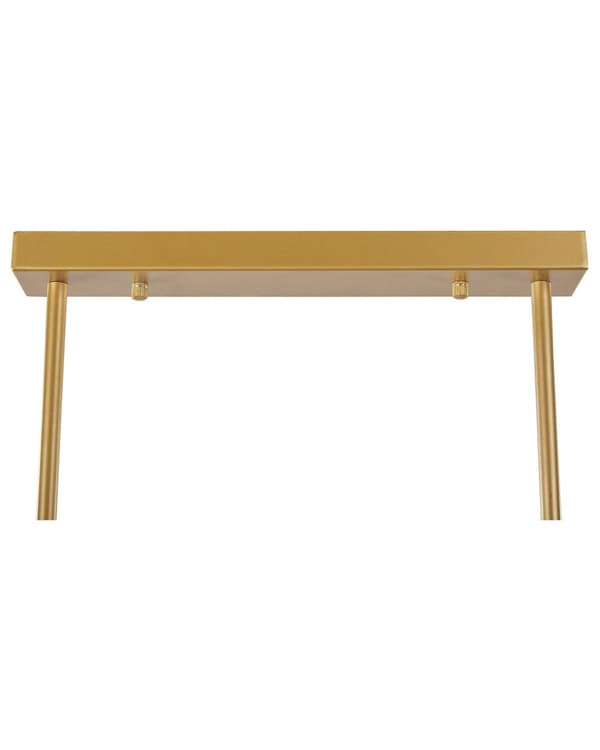 Hängande Lampa Guld Metall 62 cm Sfär Skärmar Vit Glas Glamour Design Kök Matrum