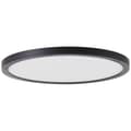 Pikkukuva 2 / 4: Brilliant | Tuco LED pinta-asennus kattopaneeli 25cm musta/valkoinen | 1x integroitu LED, integroitu 16W LED, (2100lm, 2700K)