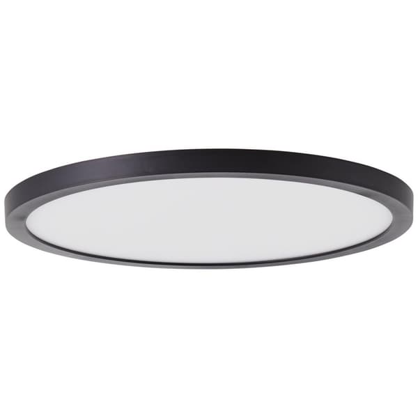 Brilliant | Tuco LED pinta-asennus kattopaneeli 25cm musta/valkoinen | 1x integroitu LED, integroitu 16W LED, (2100lm, 2700K)