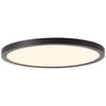 Pikkukuva 1 / 4: Brilliant | Tuco LED pinta-asennus kattopaneeli 25cm musta/valkoinen | 1x integroitu LED, integroitu 16W LED, (2100lm, 2700K)
