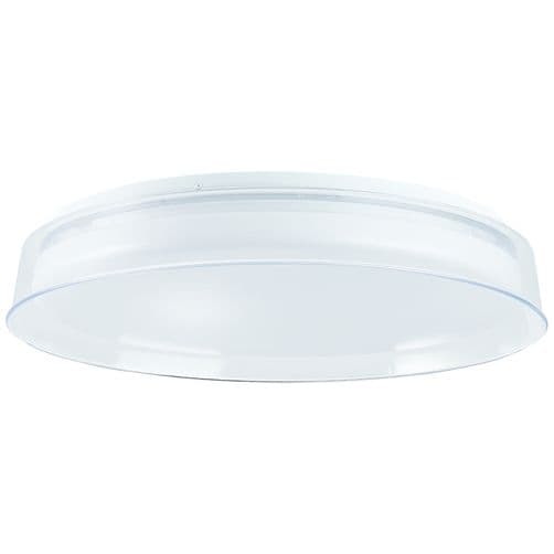 Brilliant | Leanna LED kattovalaisin 41cm läpinäkyvä/valkoinen Tuya App | 1x integroitu LED, integroitu 24W LED, (2400lm, 3000-6500K)