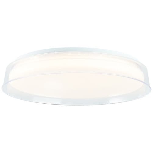 Brilliant | Leanna LED kattovalaisin 41cm läpinäkyvä/valkoinen Tuya App | 1x integroitu LED, integroitu 24W LED, (2400lm, 3000-6500K)