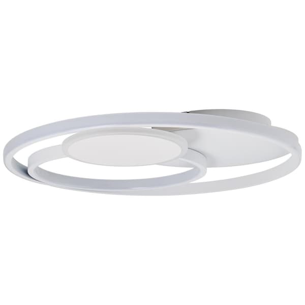 Brilliant | Runda LED loftslampe 50cm mat hvid | 1x LED integreret, 43W LED integreret, (5200lm, 3000-6000K)