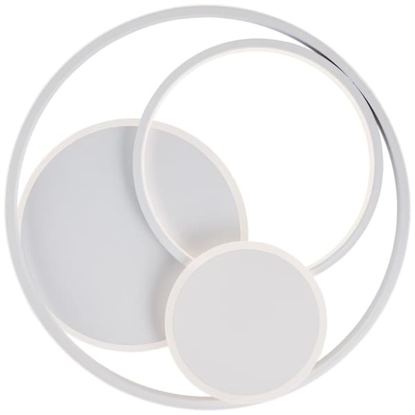 Brilliant | Runda LED loftslampe 50cm mat hvid | 1x LED integreret, 43W LED integreret, (5200lm, 3000-6000K)