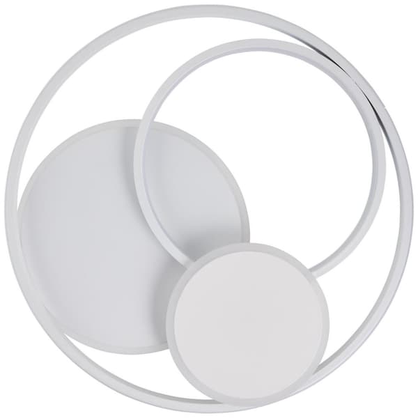 Brilliant | Runda LED loftslampe 50cm mat hvid | 1x LED integreret, 43W LED integreret, (5200lm, 3000-6000K)