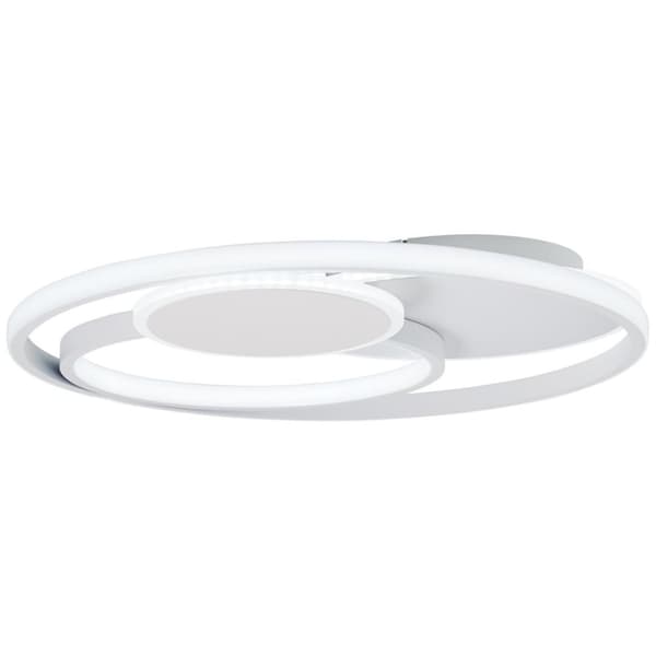 Brilliant | Runda LED loftslampe 50cm mat hvid | 1x LED integreret, 43W LED integreret, (5200lm, 3000-6000K)