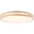 Miniatyrbillede 1 af 3: Brilliant | Woodbury LED loftslampe 39cm lys træ/hvid | 1x LED integreret, 24W LED integreret, (2100lm, 2800K)