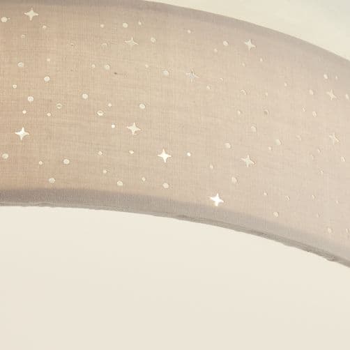 BRILLIANT lampa Baska taklampa 38cm taupe | 1x LED integrerad, 12W LED integrerad, (1200lm, 3000K)