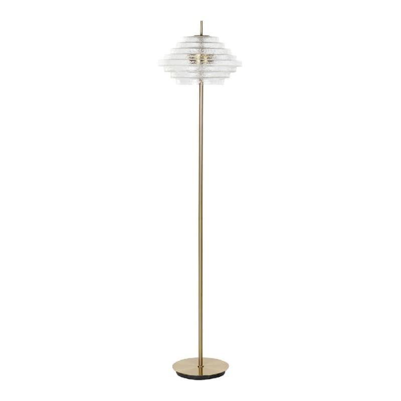 Golvlampa DKD Home Decor Metall Glas (36 x 36 x 154 cm)